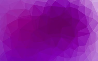 Çokgen desenli soyut geometrik renkli vektör çizimi.