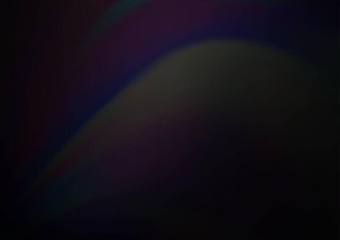 Koyu siyah vektör bokeh şablonu.