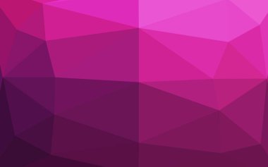 Koyu pembe vektör çokgen arkaplan.