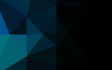 Çokgen desenli soyut geometrik renkli vektör çizimi.