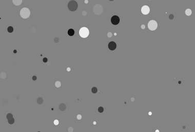 Light Silver, dairesel gri vektör şablonu. Renkli su damlaları olan modern soyut çizimler. İş reklamları için tasarım.