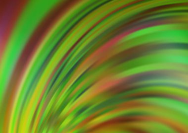 Eğri daireli açık yeşil vektör arkaplanı.