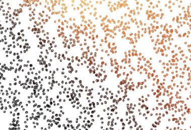 Küreli hafif turuncu vektör deseni. Renkli su damlaları olan modern soyut çizimler. Posterler, afişler için tasarım.