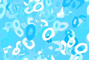 Kabarcıklı mavi renkli vektör arkaplanı