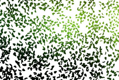 Soyut biçimlere sahip açık pembe vektör arkaplanı. Renkli rastgele şekillerle modern soyut illüstrasyon. Duvar kağıtları için zarif tasarım.