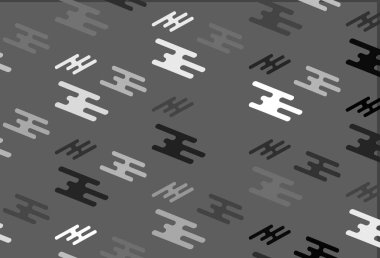 Açık gümüş, dar çizgileri olan gri vektör deseni. Soyut şablondaki çizgilerle dekoratif parlak çizimler. Reklamlar, posterler, afişler için desen.