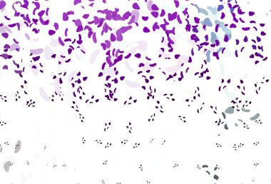 Memphis şekilli hafif Mor vektör şablonu. Soyut tarzda rengarenk gradyan şekilleri olan bir resim. İşiniz için en iyi akıllı tasarım.