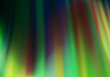 Eğri daireli koyu yeşil vektör arkaplanı.