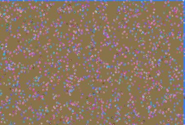 Çok renkli ışık, küreli gökkuşağı vektör deseni. Renkli su damlaları olan modern soyut çizimler. Güzel web siteleri için desen.