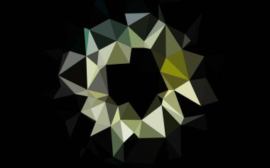 Üçgen desenli soyut geometrik renkli vektör çizimi