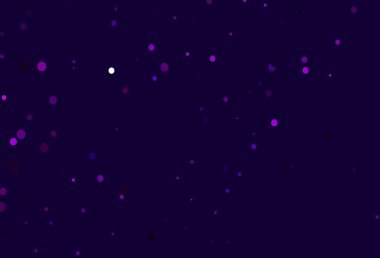 Küreli açık mor vektör deseni. Parlak renkli soyut çemberlerin olduğu bir resim. İş reklamları için tasarım.