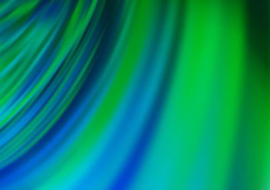 Açık Mavi, çizgili yeşil vektör şablonu, oval.