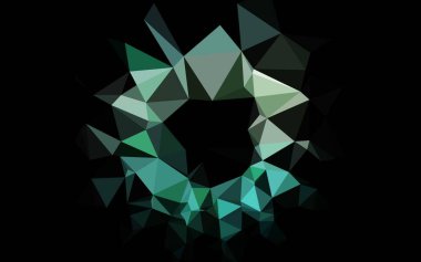 Üçgen desenli soyut geometrik renkli vektör çizimi