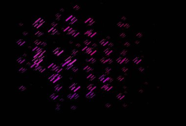 Uzun çizgileri olan koyu mor vektör arkaplan. Bulanık dekoratif tasarım basit bir şekilde çizgilerle. Reklamlar, posterler, afişler için desen.