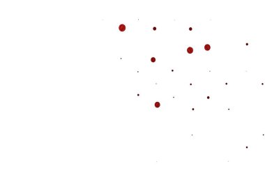 Dairesel açık kırmızı vektör şablonu. Renkli su damlaları olan modern soyut çizimler. Güzel web siteleri için desen.