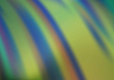 Soyut çizgileri olan açık yeşil vektör arkaplanı.