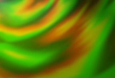 Açık yeşil, sarı vektör soyut bulanık arkaplan. Soyut renkli gradyan çizimi. Marka kitabı için zarif bir arkaplan.