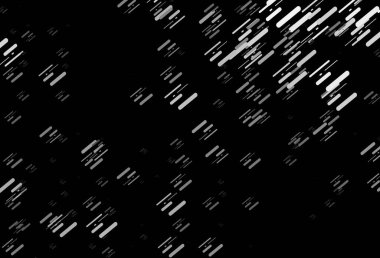 Koyu gümüş, gri vektör arkaplan ve düz çizgiler. Bulanık arkaplanda gradyanı olan çizgiler. İş ilanınız için akıllı tasarım.