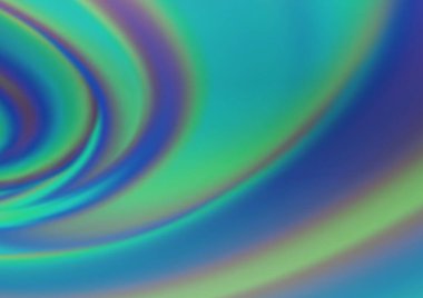 Açık mavi, yeşil vektör parlak deseni bulanıklaştırdı.