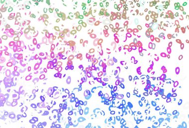 Açık renkli, gökkuşağı vektör benekli. Renkli su damlaları olan modern soyut çizimler. Marka kitabın için tamamen yeni bir şablon.