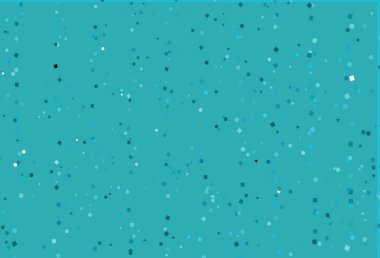 Daireleri, çizgileri, dikdörtgenleri olan hafif BLUE vektör düzeni. Renkli daireler, üçgenler, kareler çizilmiş bir resim. İniş sayfası için modern şablon.