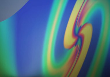 Parlak ton renklerinde bulanık kıvrımlar, eğimli belirsiz soyut çizimler. İşiniz için yepyeni bir tasarım. 