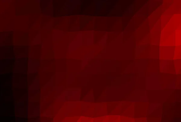 深红矢量三角形马赛克纹理 带有渐变的抽象风格的彩色插图 背景的纹理模式 — 图库矢量图片