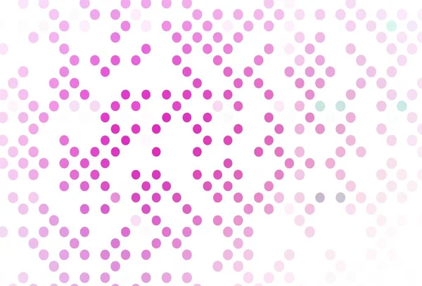 Light Pink Blue Vector Texture Disks Glitter Abstract Illustration Blurred — Stock Vector