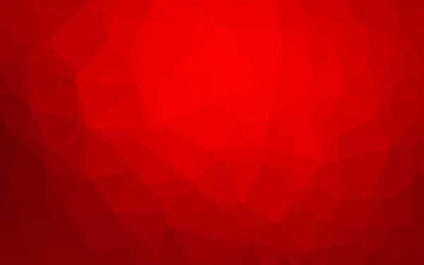 Світло Червоний Векторний Багатокутник Абстрактний Фон — стоковий вектор