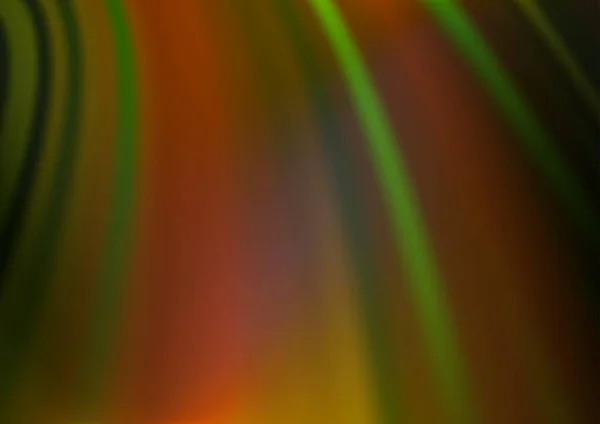 曲げ線でライトグリーンベクトルの背景 — ストックベクタ