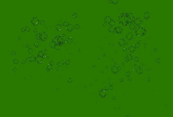 Açık Yeşil Vektör Benekli Bulanık Dekoratif Tasarım Baloncuklu Soyut Tarzda — Stok Vektör