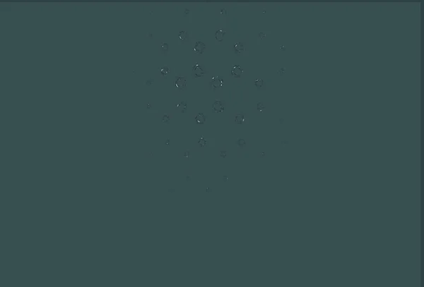 Світло Блакитний Векторний Шаблон Колами Розмитий Декоративний Дизайн Абстрактному Стилі — стоковий вектор