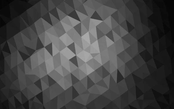 Argent Foncé Motif Triangle Flou Vectoriel Gris — Image vectorielle