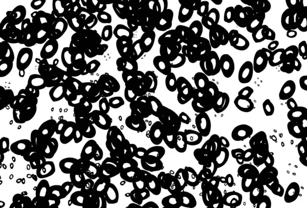 Черно Белый Векторный Фон Пузырями — стоковый вектор