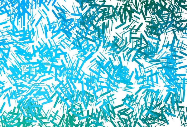 Donkerblauwe Groene Vectorachtergrond Met Rechte Lijnen Lijnen Wazig Abstracte Achtergrond — Stockvector