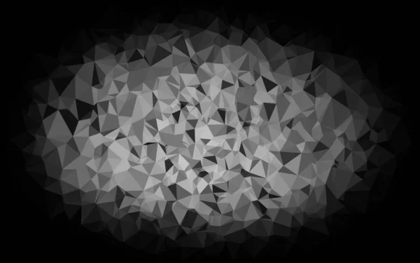 Abstrakte Geometrische Bunte Vektorillustration Mit Dreieckigem Muster — Stockvektor