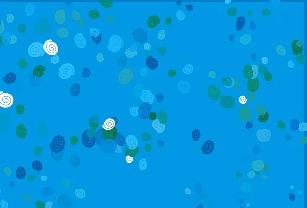 Hellblaue Grüne Vektorvorlage Mit Abstrakten Linien Kreative Geometrische Illustration Marmorstil — Stockvektor