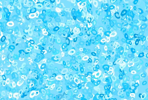 Blauer Vektorhintergrund Mit Blasen — Stockvektor