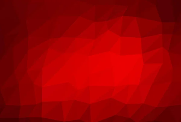 Luz Vector Rojo Brillante Patrón Triangular Ilustración Abstracta Colorida Con — Archivo Imágenes Vectoriales