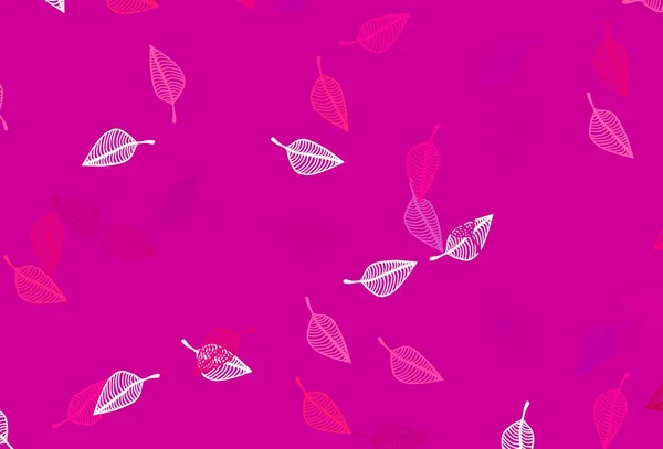 Violet Clair Couverture Vectorielle Rose Doodle Illustration Colorée Flambant Neuve — Image vectorielle