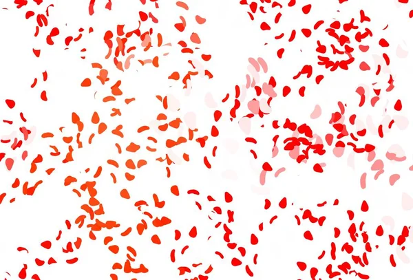 Kaotik şekilli açık kırmızı vektör deseni. Rastgele şekillerle soyut tarzda dekoratif tasarım. Kartvizitiniz için modern tasarım.