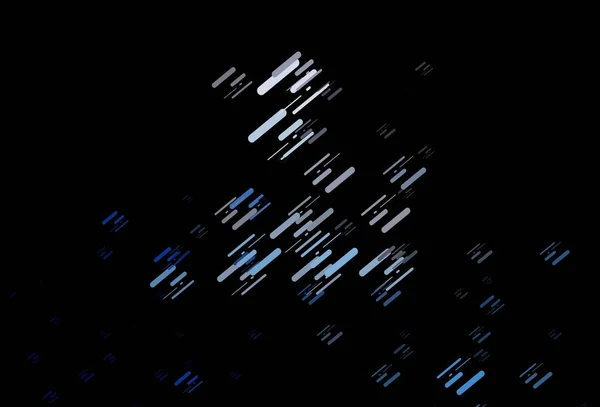 Ciemnoniebieski Wzór Wektora Wąskimi Liniami Nowoczesna Geometryczna Abstrakcyjna Ilustracja Kijami — Wektor stockowy