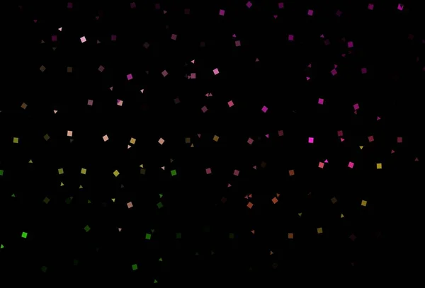 Σκούρο Ροζ Πράσινο Vector Cover Πολυγωνικό Στυλ Κύκλους Αφηρημένη Κλίση — Διανυσματικό Αρχείο