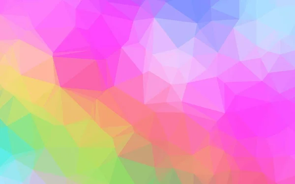 Abstract Geometrische Kleurrijke Vector Illustratie Met Driehoekig Patroon — Stockvector