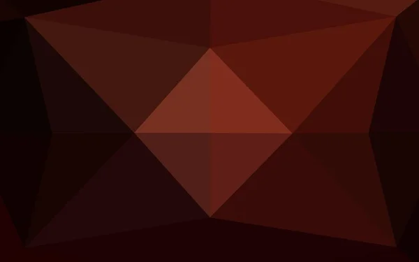 Dunkelroter Vektor Polygon Abstrakter Hintergrund — Stockvektor