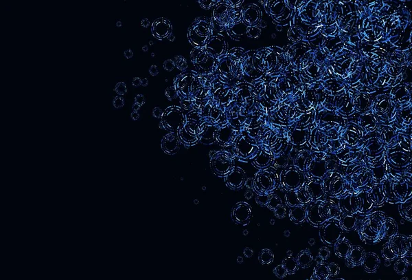Cahaya Vektor Blue Menutupi Dengan Bintik Bintik Ilustrasi Abstrak Modern - Stok Vektor