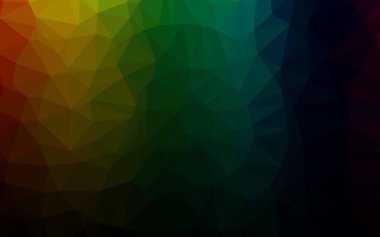 Üçgen desenli soyut geometrik renkli vektör çizimi