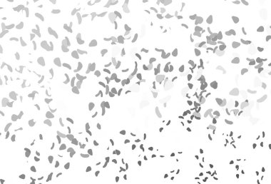 Açık gümüş, soyut formlu gri vektör arkaplan. Soyut gradyan şekilli basit renkli çizimler. İşiniz için en iyi akıllı tasarım.