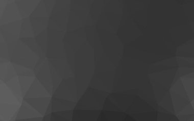 Koyu gümüş, gri vektör soyut çokgen örtüsü.