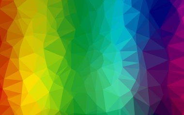 Üçgen desenli soyut geometrik renkli vektör çizimi